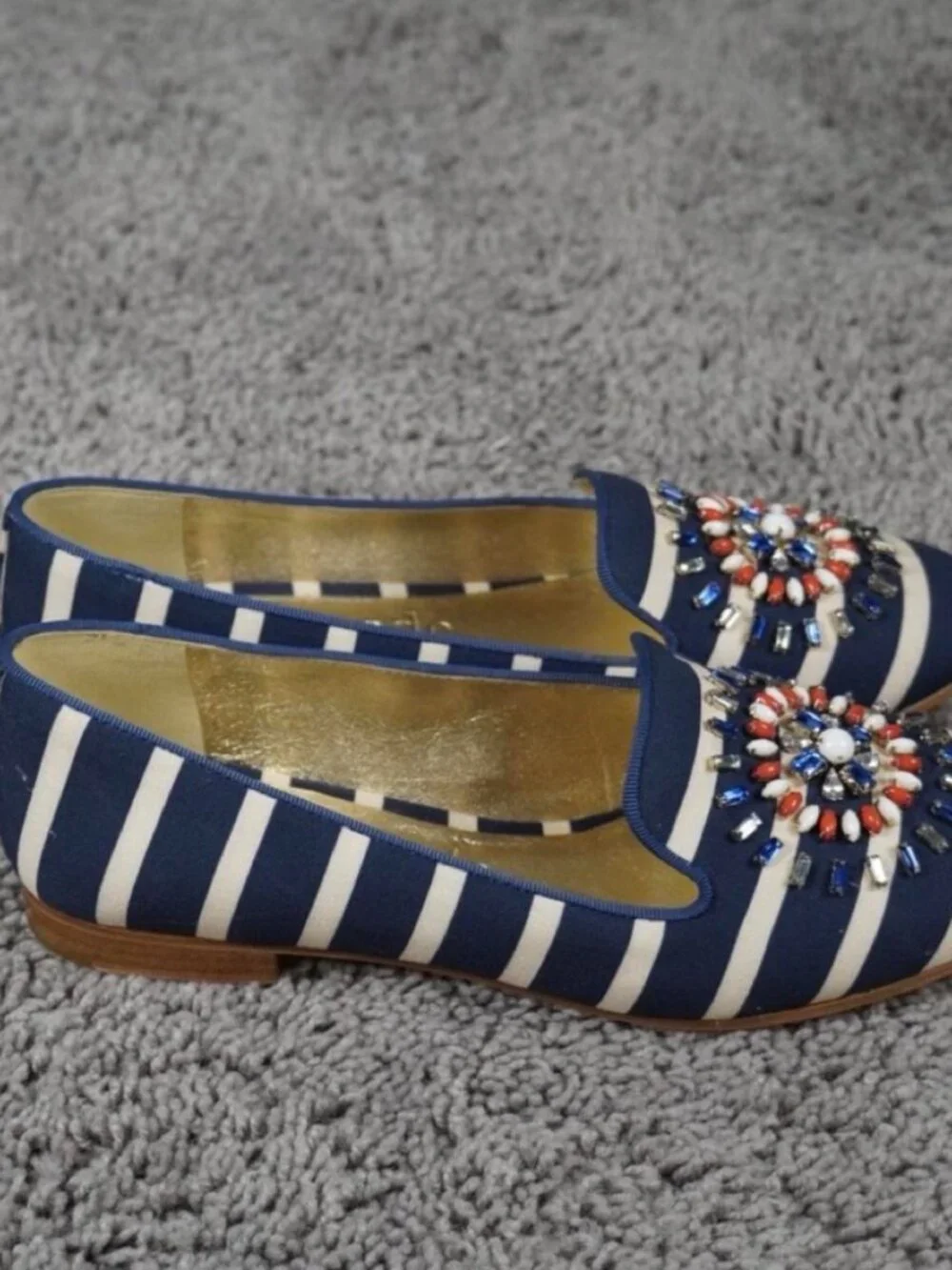Kate Spade New York Women's Blue and Navy Loafers